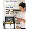 Proscenic-T21-Smart-WiFi-Air-Fryer-55L-for-Home-Multi-Functions-Digital-Touchscreen-1700W-Electric-Airfryer-Oilless-Cooker-Works-with-Alexa-Google-Assistant-APP-Online-Recipes-Easy-Cook Proscenic T21 Air Fryer, 5.5L Air Fryers for Home Use, 8 Presets, LED Onetouch Screen, 100+ Recipes Online, Low Fat…
