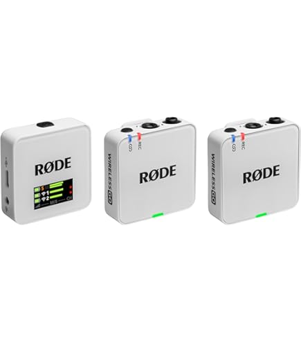 RØDE Wireless GO USB-C ホワイト Amazon.com: RØDE Wireless GO II Ultra-compact Dual-channel