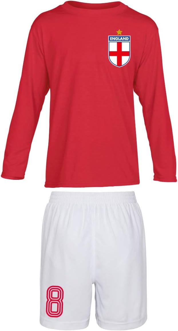 england long sleeve football shirt