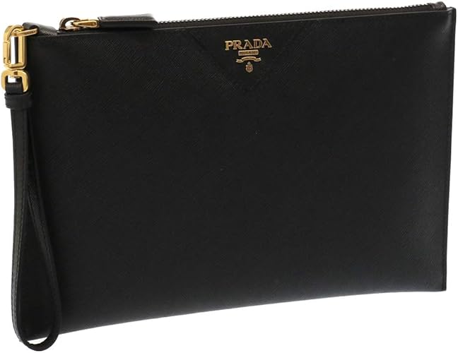 prada saffiano men's clutch bag