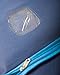 Garment Bags by Home Zone - 4 Pack of Breathable Garment Suit Bag Clothes Covers - Protect Garments & Suits - Ideal for Mens Travel & Clothing Protection - Navy & Blue Finish - Medium Size
