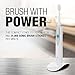 ToiletTree Products Poseidon Rechargeable Sonic Toothbrush with Inductive Charger and 3 Replacement Brush Heads for Multiple Users