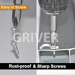 GRIVER 100 Pack Strip Light Mounting