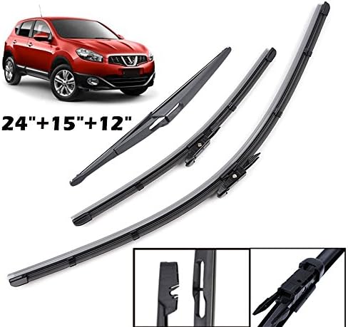 supercobe Windshield Windscreen Wiper Blades For Nissan Qashqai Dualis J10 Front Rear Window Wiper Blade 2006-2013