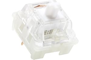 KPREPUBLIC KTT Kang White Switch V3 Linear 43g 53g MX Switch for Mechanical Keyboard 80m Factory Lubed Kangbai Switch Nylon POM 3pin (KTT Kang White x110)