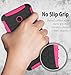 Fosmon [RUGGED] Nokia Lumia 630, Nokia Lumia 635 Case - HYBO-RAGGED Heavy Duty Hybrid Protective Cover with Kickstand - Retail Packaging (Hot Pink)