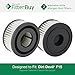 2 - FilterBuy Dirt Devil F15 (F-15) Washable HEPA Replacement Filters, Part # 1-SS0150-000, 3-SS0150-001. Designed by FilterBuy to fit Dirt Devil Extreme Quick Models 084505, 084506, 084507