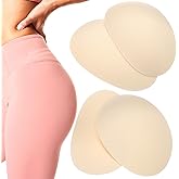 KALLORY 2 Pairs Buttock Pad Beauty Sponge Lingerie Padded Buttocks Enhancers Inserts Fake Butts for Girls Elastic Hip s Comfortable Hip Lift