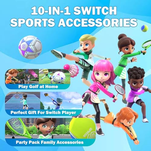 Acessórios De Jogos 10 Em 1 Esportivos Para Nintendo Switch