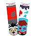 Best Buds Mismatched Socks Kids Box - T-Rex and Triceratops Dinosaurs, Ghost and Skeleton (Glow in the Dark), Lion and Zebra Ages 4-8