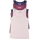 Felina Stretch Layering Womens Tank Top - Seamless Cotton Tank Top for Women, Workout Top (3-Pack)