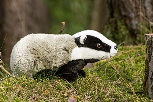 Teddy Hermann 90815 Dachs 30 cm, Kuscheltier, Plüschtier mit recycelter Füllung – Bild 3