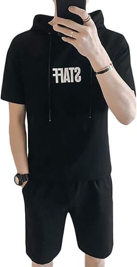 Amazon Beibang バイバン ジャージ メンズ 半袖 パーカー 上下セット スポーツウェア スウェット カジュアル Tシャツ セットアップ 部屋着 おしゃれ ランニングウェア 夏服 大きいサイズ 上下セット 通販