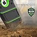 Zizo BOLT Series compatible with iPhone 8 Case Military Grade Drop Tested with Tempered Glass Screen Protector, Holster iPhone 7 case NEON GREEN