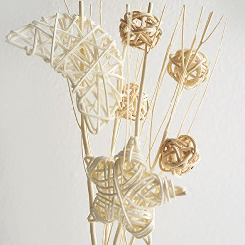 Exotic Elegance Set of Decorative Night Scene Rattan Woven Reed Diffuser.