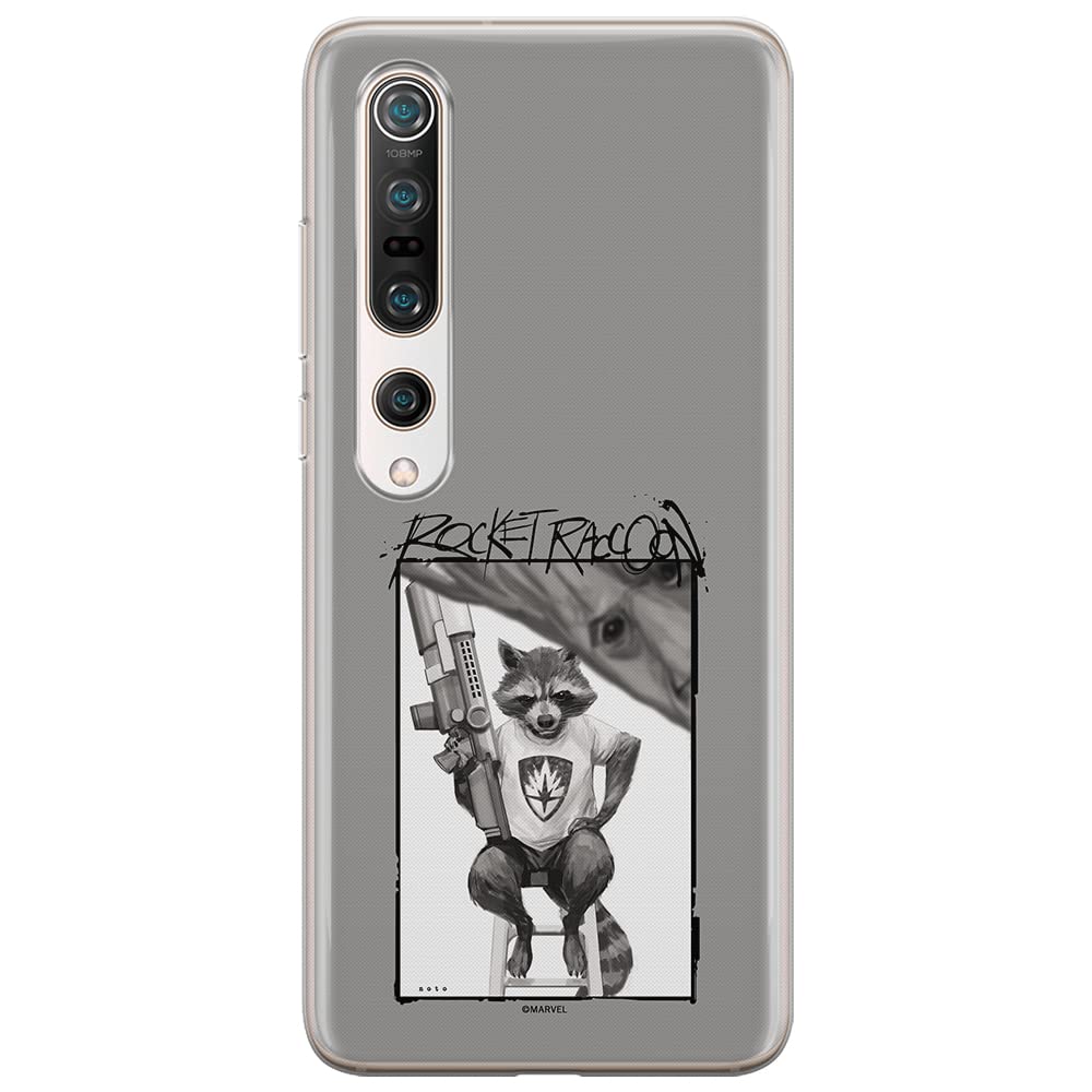 ERT GROUP mobile phone case for Xiaomi MI 10 / MI 10 PRO original and officially Licensed Marvel pattern Rocket 004 optimally adapted to the shape of the mobile phone, case made of TPU
