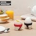 Sumo Eggs - Soft or Hard Boiled Egg Cup Holders (Set of 2) Sumo Design - Utensil Kitchen Decor by Peleg Design