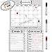 Planners Weekly Calendar for Wall Glass White Board Whiteboard Dry Erase Board 24x36