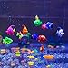 Govine Aquarium Decorations, 12pcs Plastic Artificial Fish for Aquarium Fish Tank Random Color and Pattern