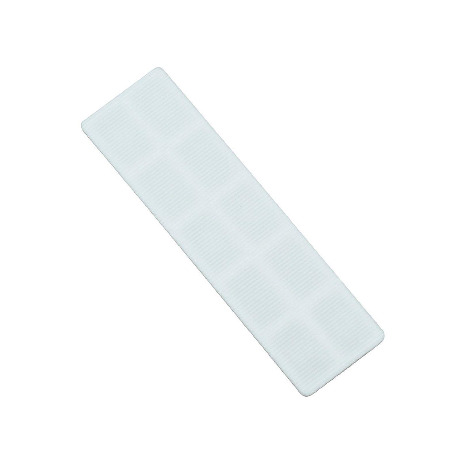 100 Pack Plastic Window & Glazing Packers, Spacers 3mm White, Assorted Thicknesses Window Packers for Versatile Use, Ideal for Dry Lining, Cladding, Flooring, Glazing, Levelling Glass & Frame Fixing