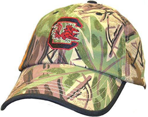 NCAA Officially Licensed South Carolina Gamecocks Boggy Creek Camo Logo Hat Cap Lid