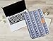 CoolBELL 13.3 Inch Laptop Sleeve Case Cover With Elephant Pattern Ultrabook Sleeve Macbook Canvas Bag For Ultrabook/Tablet/Macbook Pro/Macbook Air/iPad Pro/Surfase/Women/Men (Blue)