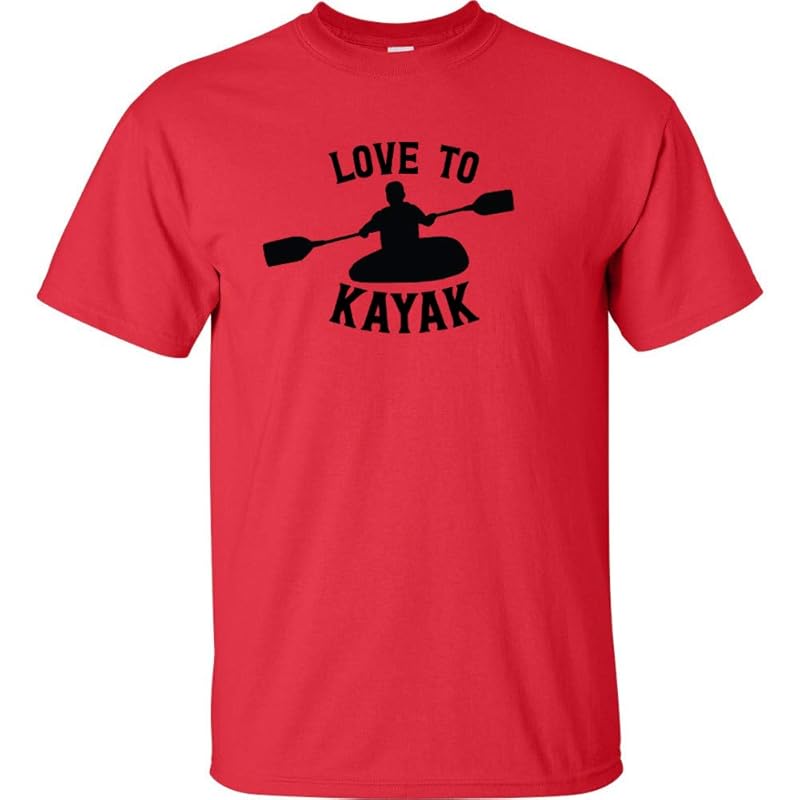 Love To kayak Kids T Shirt Youth Kayaking Trip Camp Shirt