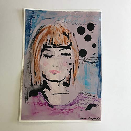 Crafter's Workshop Stencil 2 Pack, Reusable Stenciling Templates for Art Journaling, Mixed Media, and Scrapbooking - TCW605 Elliptic & TCW617 Dream Girl, 12 inch x 12 inch - Thumbnail 4