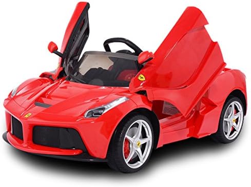 Smartsdealsnow La Ferrari Battery Operated Kids Ride On Car with MP3 and Remote Control - Red