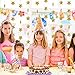 Star Banner Garland Decorations Stars Paper Birthday Party Banner Twinkle Hanging Bunting Banner Gold Glitter Sparkling Star Garland For Wedding Christmas Halloween Photo Booth Props Golden 4 Pack