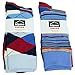 Alpine Swiss Mens Dress Socks 6 Pair Crew Sock Cotton Dress Socks for Men Solid Ribbed Argyle Pattern Multicolor Fun Designs