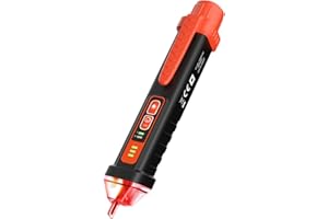 YOWEXA Non Contact Voltage Tester Pen, Electrical Tester Pen, AC 12/48-1000V Dual Sensitivity, Live/Neutral Wire Detector with LED Flashlight & Audible Alarm, Safety Certified, Breakpoint Finder