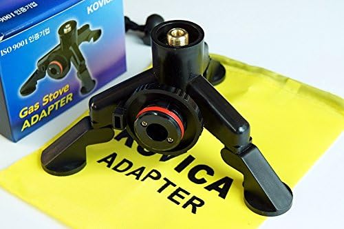 KOVICA Three-Leg Transfer Camping Gas Adapter Camping Stove Gear Nozzle Gas Bottle Screw