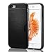 iPhone 6S Case, technext020 Heavy Duty Tough Hard Armor slim Black wallet Case Credit Card Slot Holder Cover for Apple iPhone 6S Bumper Back cover