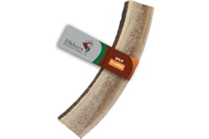 Elkhorn Premium Chews – X Large Split Single Pack (for 50+ lb Dogs) Premium Grade Elk Antler for Dogs (1 Piece) Sourced in The USA