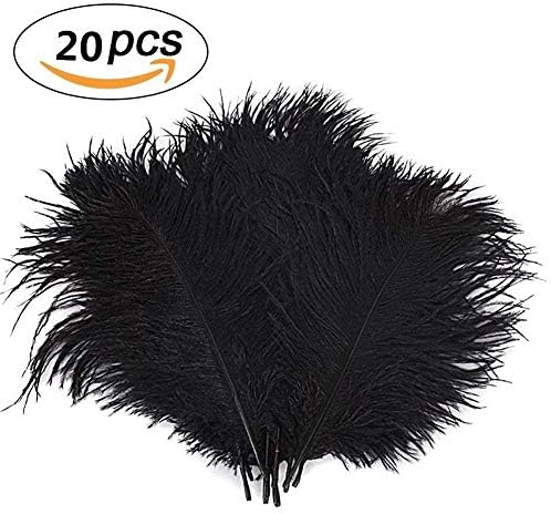 Creny 20pcs ostrich feathers 12-14inch(30-35cm) for Home Wedding Decoration Offers 10 colors