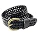 T-PERFECT LIFE Women's Trendy Retro Leather Braided Belt with Bronze Buckle