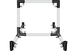 Aoneky 1 3/8'' Archery Backstop Frame Corner Fitting - Archery Backstop Stand Kit - Fit 1'' EMT - Poles not Included
