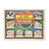 My First Wooden Stamp Set - Farm Animals