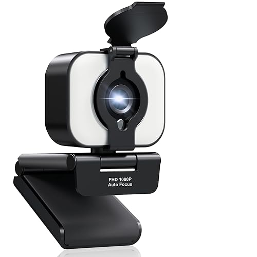 Trsunow Webcam with Microphone 1080P HD Web Camera Autofocus