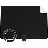 Channel Master Flatenna Ultra-Thin Indoor TV Antenna 35 Mile Range - Dual Sided Black or White - CM-4001HDBW