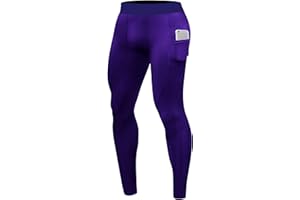 SPVISE Men's Compression Pants Cool Dry Athletic Leggings Workout Running Tights Active Spandex Sports Base Layer Yoga Pants