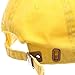 MIRMARU Low Profile Vintage Washed Pigment Dyed 100% Cotton Adjustable Baseball Cap Hat.(YELLOW)