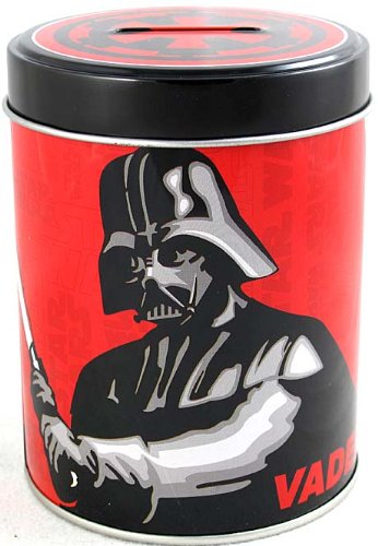 Star Wars Collectible Tin Money Bank Darth Vader