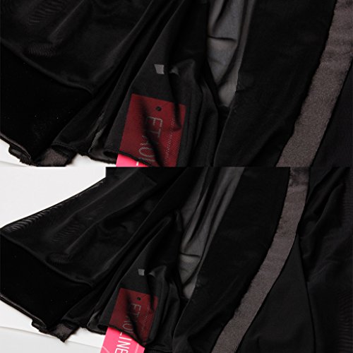 ETAOLINE Women's Sexy Sheer Sleepshirt Pajamas Long Sleeve Mesh Blouse Lingerie��