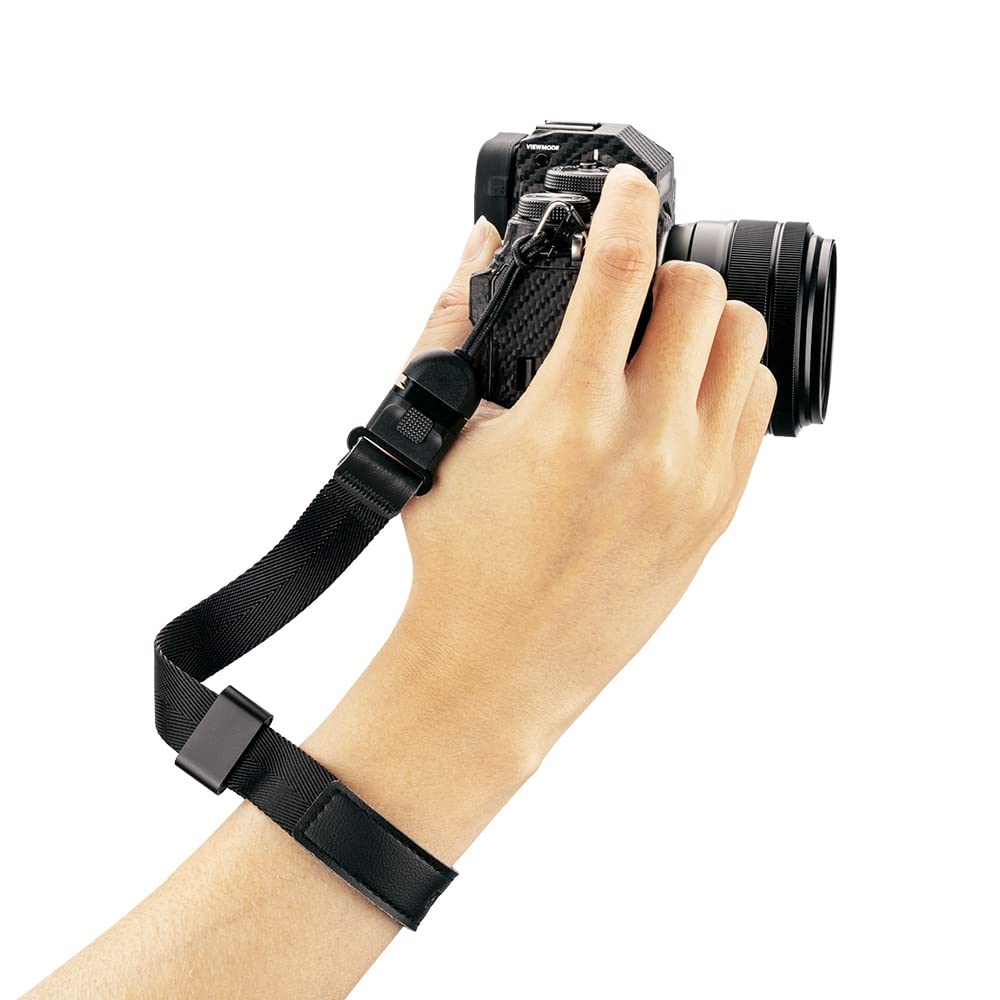 PROfezzion Camera Wrist Strap with Metal Secure Quick Release Buckle for Canon EOS 2000D 850D 90D R100 R50 R10 R8 R7 R6 Nikon D3500 D5600 D7500 Z50 Z30 Z8 Z7 Z6 Sony A6700 A6400 ZV-E10 A7 A7R & More