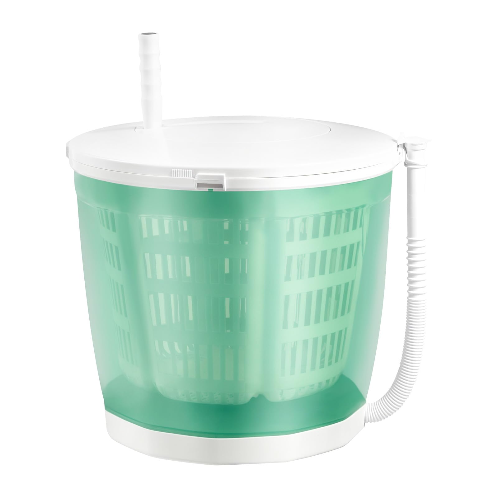 Mejuv Manual Washing Machine 2 in 1, Portable Manual Washing Machine, 2 in 1 Hand-Crank Washer & Dehydrator, Energy-Saving Compact Clothes Washer for Home & Travel, No Electricity Required