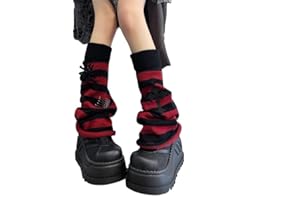 Lebaley Kawaii Leg Warmers for Girls Women - Japanese Lolita Leg Warmers Y2K Harajuku Leg Cover Stockings Kawaii Knit Socks