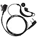 2-Pin G Shape Earpiece Headset for Kenwood TK Puxing Wouxun BaoFeng Two Way Radio 2pin