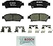 BOSCH BC995 QuietCast Premium Ceramic Disc Brake Pad Set - Compatible with Select Toyota Sienna; REAR